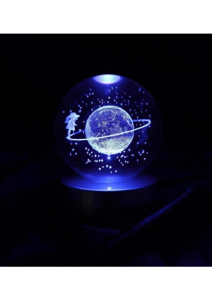 Renkli Işıklı Kristal Küre, Kız Figürlü, Hediye, Dekoratif, Şık ve Parlak Tasarım fiyatları