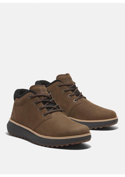 Deri Koyu Kahve Erkek Bot Hudson Road Mıd Lace Up Chukka Boot modelleri