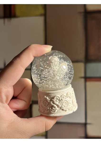 Melek Figürlü Cam Kar Küresi, Özel Günler Için Şık Hediye