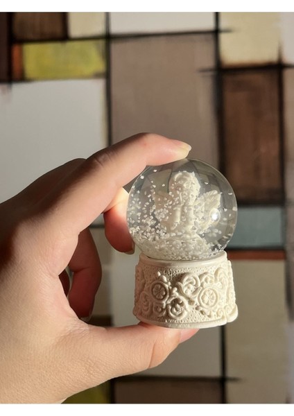 Melek Figürlü Cam Kar Küresi, Özel Günler Için Şık Hediye fırsatları