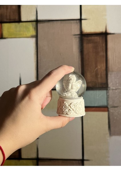 Melek Figürlü Cam Kar Küresi, Özel Günler Için Şık Hediye indirimleri