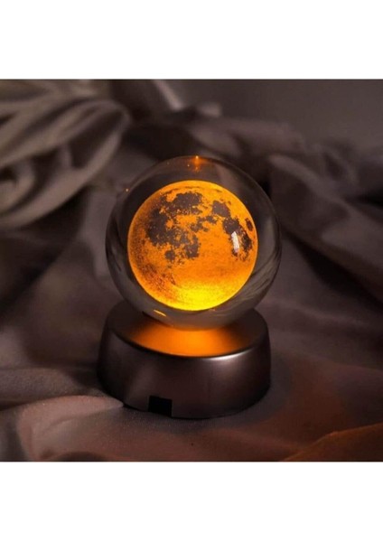 Renkli LED Işıklı Cam Küre Gece Lambası Dekoratif ve Hediye Seçeneği modelleri