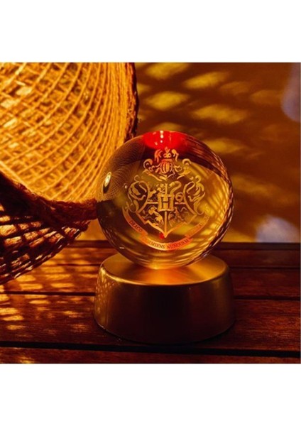 3D Renkli Işıklı Cam Küre, Büyülü Dekorasyon Parçası modelleri