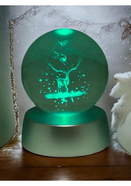 Renk Değiştiren LED Işıklı Cam Küre ve Lotus Notlu Dekor Seti fırsatları