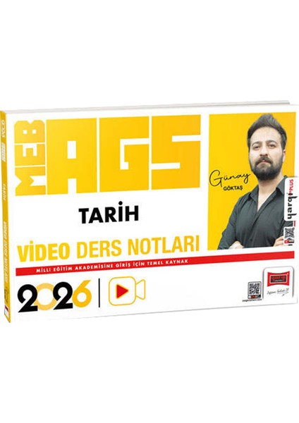 2026 Meb-Ags Tarih Konu Anlatımı-Video Ders Notları(Günay Göktaş)-Çözümlü 3 Deneme Hediye modelleri