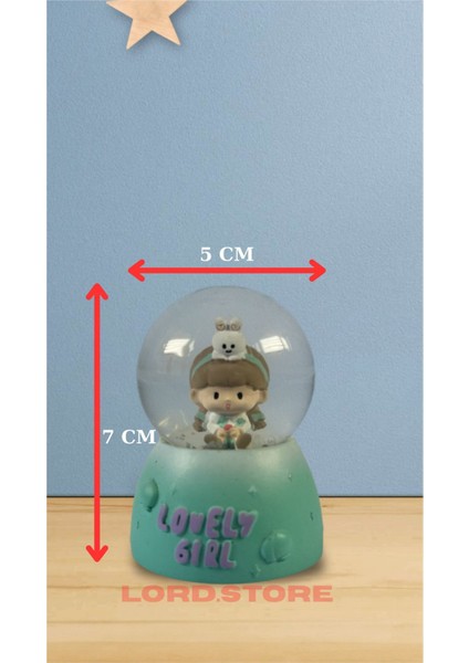 Sevimli Kız Kar Topu, Eğlenceli ve Renkli Hediyelik Eşya fiyatları