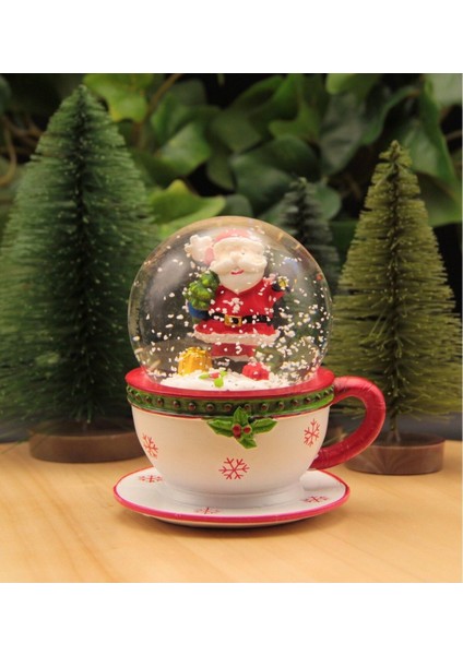 Kırmızı Yılbaşı Kar Küresi ve Noel Temalı Fincan Seti fiyatları