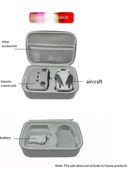 Mini 33PRO Drone Taşıma Çantası Eva Saklama Omuz Çantası (Yurt Dışından)