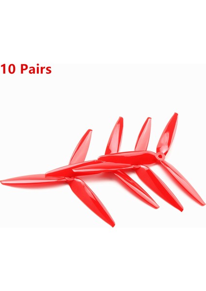 10 Çift Pervane 7X4X3 3 Kanatlı 7 Inç 8 Inç Fpv Rc Drone Kırmızı (Yurt Dışından) fiyatları
