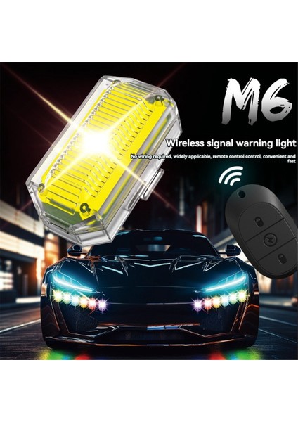 Kablosuz LED Drone Strobe Işığı Motosiklet Araba Bisiklet 1 Işık (Yurt Dışından)