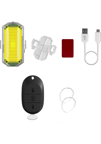 Kablosuz LED Drone Strobe Işığı Motosiklet Araba Bisiklet 1 Işık (Yurt Dışından) indirimleri