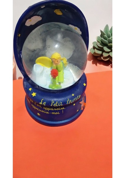 Sevimli Küçük Prens Kurmalı Kar Küresi, Eğlenceli ve Güzel Dekorasyon Ürünü