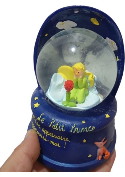 Sevimli Küçük Prens Kurmalı Kar Küresi, Eğlenceli ve Güzel Dekorasyon Ürünü modelleri