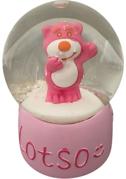 Pembe Kar Küresi, Ayıcıklı ve Işıklı, Sıcacık Hava Hissini Yaratır fiyatları