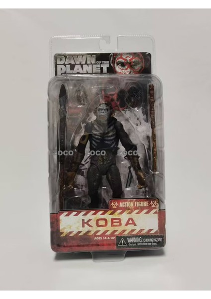 Maymunlar Cehennemi Rise Of The Planet Of The Apes Caesar Kuba Luka King Kong Maymun El Figürü Modeli (Yurt Dışından)
