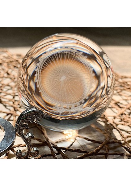 Metal Ayaklı 3D Cam Küre ile Şık Dekoratif Dönme Dolap indirimleri