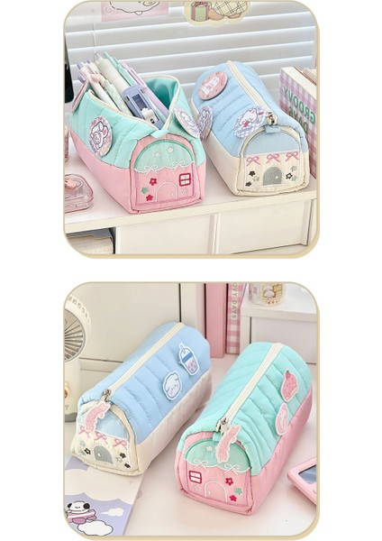 Küçük Ev Kırtasiye Kutusu Öğrenci Saklama Çantası (Yurt Dışından) fiyatları