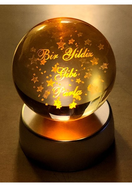 Parlak ve Renk Değiştiren Işıklı Kristal Küre ve Parlak Renkli Kupa fiyatları