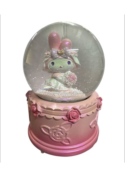 Gül Desenli Müzikli Işıklı Püskürtmeli Büyük Eğlence Seti