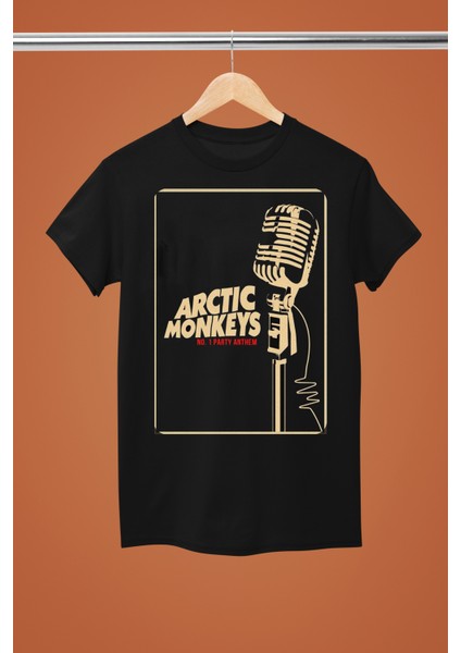 Arctıc Monkeys Baskılı Pamuklu Kısa Kollu Regular Kalıp Rock Tshırt