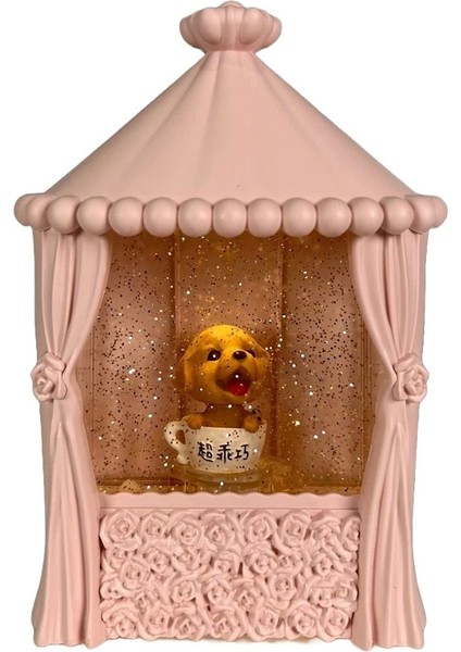 Çok Renkli Dikdörtgen Kar Küresi, 2025 Yılbaşı Hediyesi