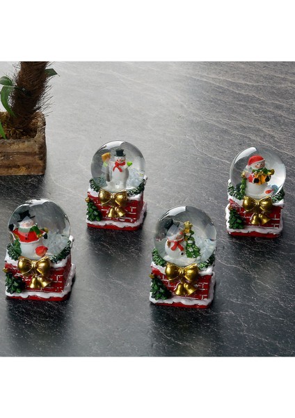 Şeffaf Kar Küresi, 4 Cm, Dekoratif ve Şık Süsleme Ürünü