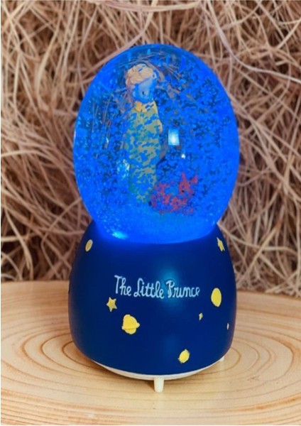 Büyük Boy Müzikli Işıklı Kar Küresi, Prens Tasarımı, Sıcak ve Şık Hediye modelleri