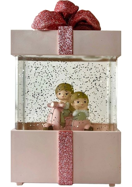 Renkli Kar Küresi, Yılbaşı Hediyesi, Hediye Paketi, Süs ve Dekorasyon