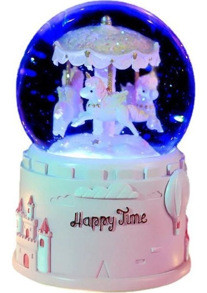 Işıklı ve Müzikli Atlı Karınca Temalı Şirin Kar Küresi, Odanıza Neşe Katacak modelleri
