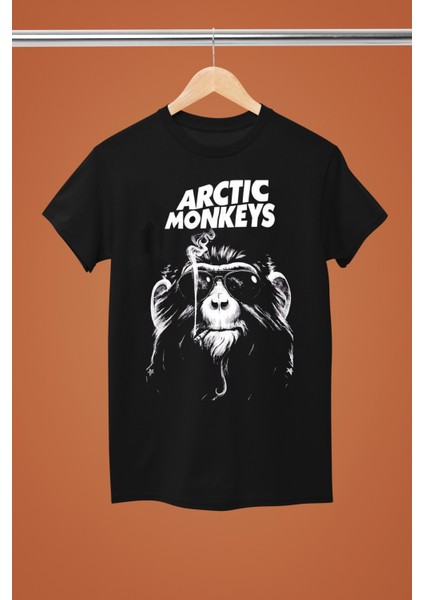 Arctıc Monkeys Baskılı Pamuklu Kısa Kollu Regular Kalıp Rock Tshırt