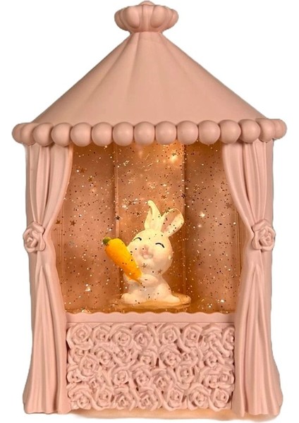 Çok Renkli Plastik Dikdörtgen Kar Küresi 2025 Yılbaşı Hediye