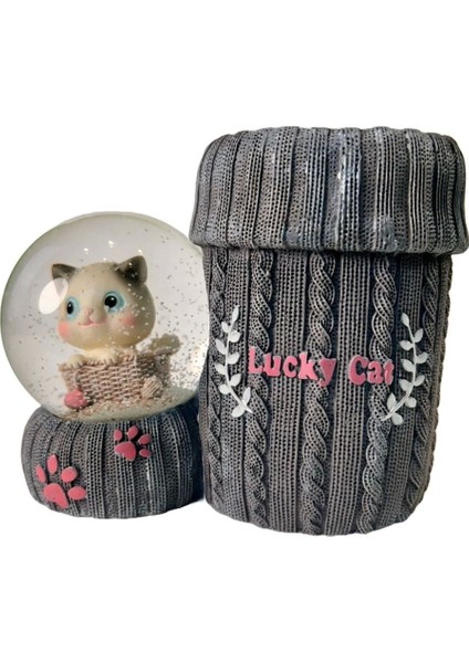 Renkli Kar Küresi ve Kalemlik, Şık ve Fonksiyonel Dekorasyon Öğesi