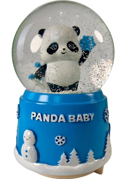 Çok Renkli Orta Boy Kar Küresi, Süs ve Dekor Için Şık Tasarım