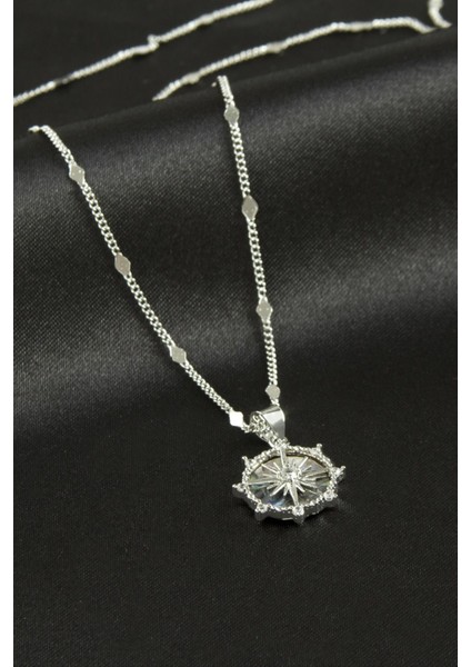 Yıldız Sedef Lüks Çelik Kolye