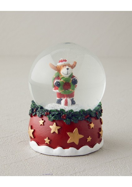 Kırmızı Kar Küresi, 6X6X9 Cm, Dekoratif ve Şık Tasarım modelleri