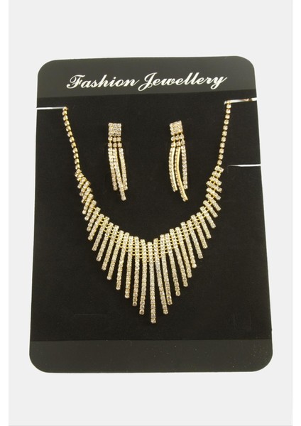 Oval Lüks Suyolu Set Kolye