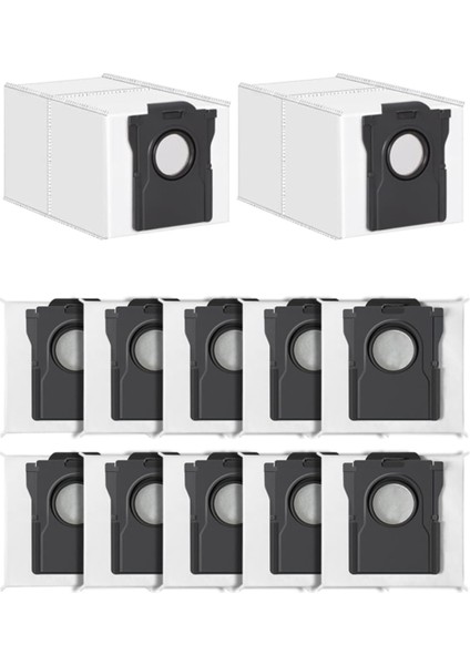 Dreame X40 ULTRA/X30 ULTRA/L40 ULTRA/L10S Pro ULTRA/L10S Ultra Gen2 Elektrikli Süpürge Için 12 Adet 3.2l Büyük Tek Kullanımlık Toz Torbası (Yurt Dışından) fiyatları