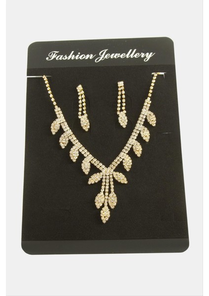 Yaprak Lüks Suyolu Set Kolye