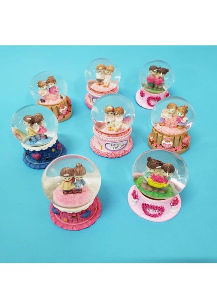 Işıklı Mini Kar Küreleri, Sıcak ve Eğlenceli Huzur Havası Katın fiyatları