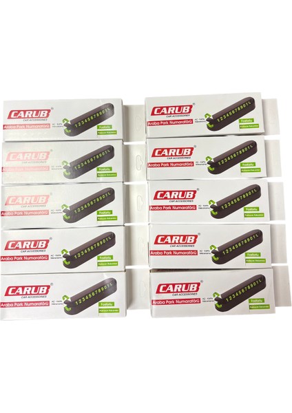 Araba Park Tel Numaratörü Fosforlu Aç-Kapalı 10 Adet Fiyatı