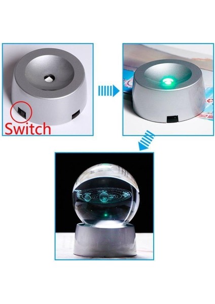 Renkli Yılbaşı Ağacı Temalı Işıklı Cam Küre 8cm x 6cm modelleri