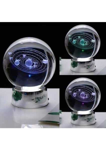 Parlak Güneş Sistemi Kristal Küre, Ev Dekorasyonu ve Koleksiyon Için Mükemmel Seçim modelleri