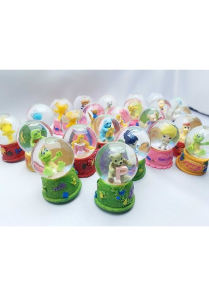 Işıklı Kar Küresi, Çizgi Anime Temalı, 70MM Yüksek ve 45MM Çaplı Güzel Dekor