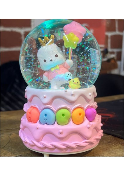 Işıklı Müzikli Kar Küresi, Pembe Sevimli Ayıcık Teması fırsatları