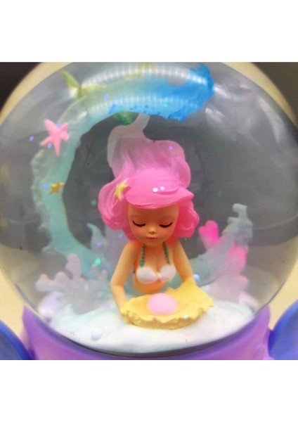 Işıklı Müzikli Deniz Kızlı Büyük Boy Kar Küresi, Eğlence ve Dekorasyon Keyfi modelleri