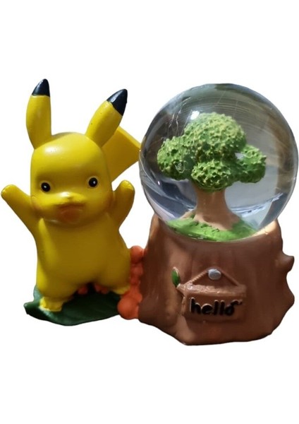 Işıklı Cam Küre Biblo, Dekoratif ve Renkli, Şık ve Parlak Tasarım