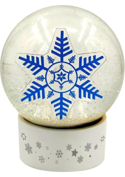 Parlak ve Şık Kar Küresi Dekoratif Obje, Güzel Anılar ve Estetik Dokunuş Için Ideal