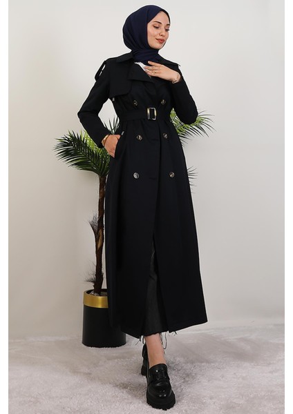 Mari Trençkot Lacivert fiyatları