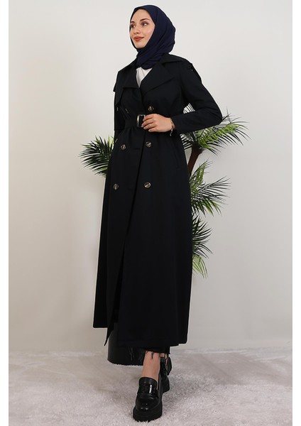 Mari Trençkot Lacivert modelleri