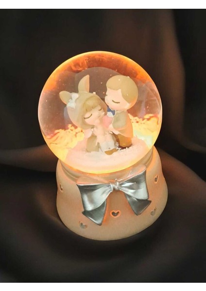 Sevgili Çift Işıklı Kar Küresi, Küçük ve Şık Tasarım modelleri